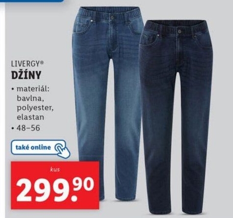 Pánské džíny Livergy