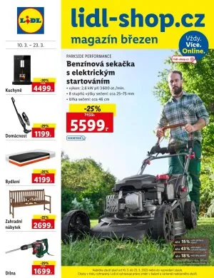akční leták Lidl 10.3.2025-23.3.2025