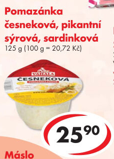 Pikantní sýrová pomazánka Váhala