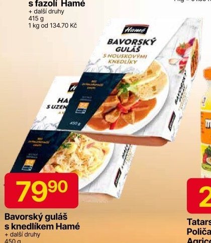 Bavorský guláš s knedlíkem Hamé