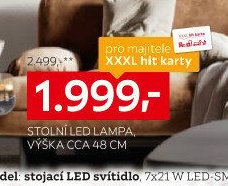 STOLNÍ LED LAMPA, VÝŠKA CCA 48 CM