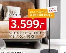 STOJACÍ LED SVÍTIDLO, VÝŠKA CCA 155 CM