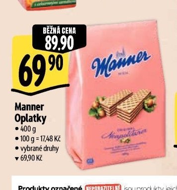 Manner Oplatky