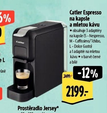 Catler Espresso na kapsle a mletou kávu