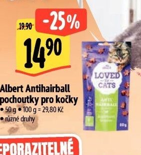 Albert Antihairball pochoutky pro kočky