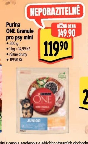 Purina ONE Granule pro psy mini