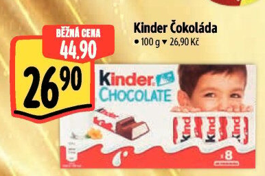 Čokoládky Kinder