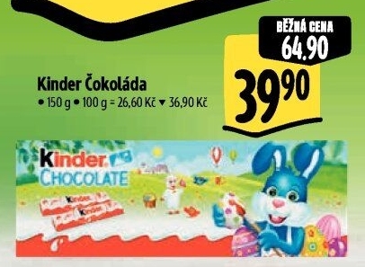 Čokoládky velikonoční Kinder