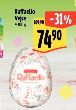 Čokoládové vajíčko Raffaelo