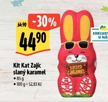 Čokoládový zajíc Kit Kat