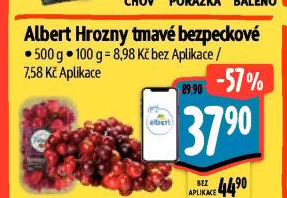 Hrozny tmavé bezsemenné Albert
