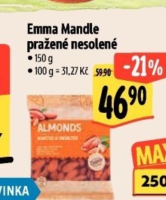 Mandle pražené Emma