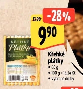 Plátky křehké Michelské pekárny