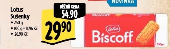 Sušenky Biscoff Lotus