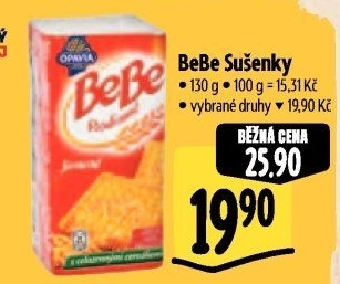 Sušenky Rodinné BeBe Opavia