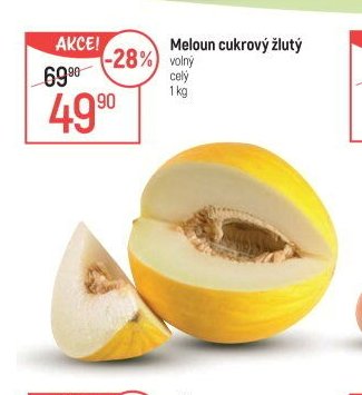 Meloun cukrový žlutý