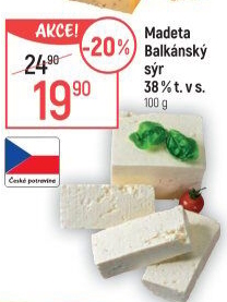 Balkánský sýr Madeta