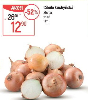 Cibule kuchyňská žlutá