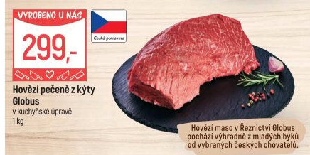 Hovězí pečeně z kýty Globus