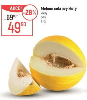 Meloun cukrový žlutý