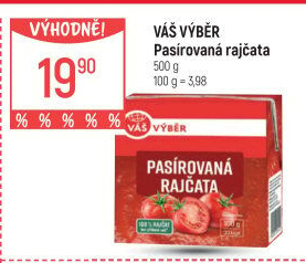 Pasírovaná rajčata Váš Výběr