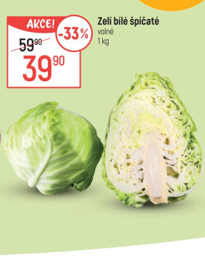Zelí špičaté bílé