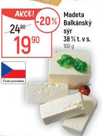 Balkánský sýr Madeta