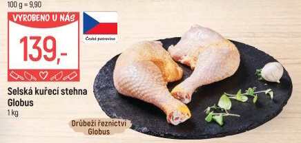 Selská kuřecí stehna Globus