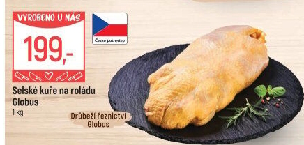 Selské kuře na roládu Globus