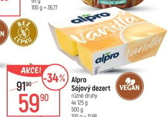 Sójový dezert Alpro