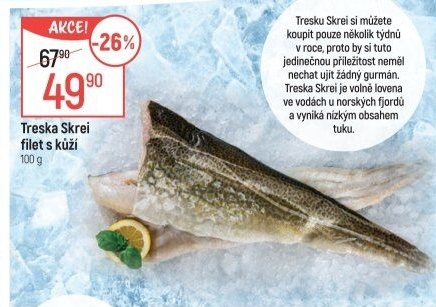 Treska Skrei filet