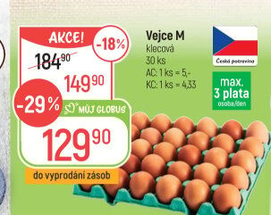 Vejce M Česká vejce
