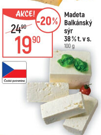 Balkánský sýr Madeta