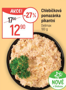 Chlebíčková pomazánka pikantní