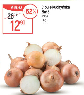Cibule kuchyňská žlutá