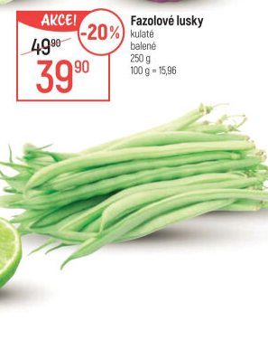 Lusky fazolové zelené