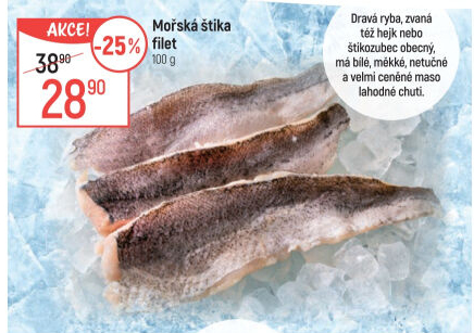 Mořská štika filety