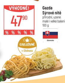 Sýrové nitě Gazda