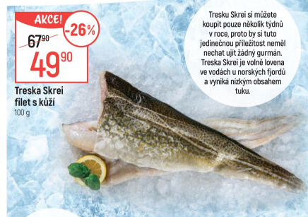 Treska Skrei filet