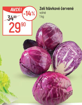 Zelí hlávkové červené