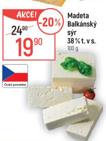 Balkánský sýr Madeta