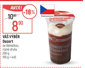 Dezert se šlehačkou Váš Výběr