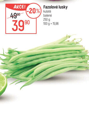 Lusky fazolové zelené