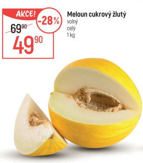 Meloun cukrový žlutý