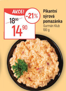 Pikantní sýrová pomazánka