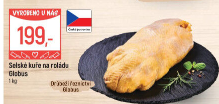 Selské kuře na roládu Globus