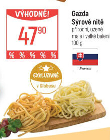 Sýrové nitě Gazda