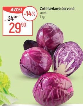 Zelí hlávkové červené