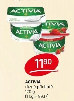Bílý jogurt Activia Danone