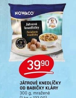 Knedlíčky játrové mražené Dobroty Babičky Kláry